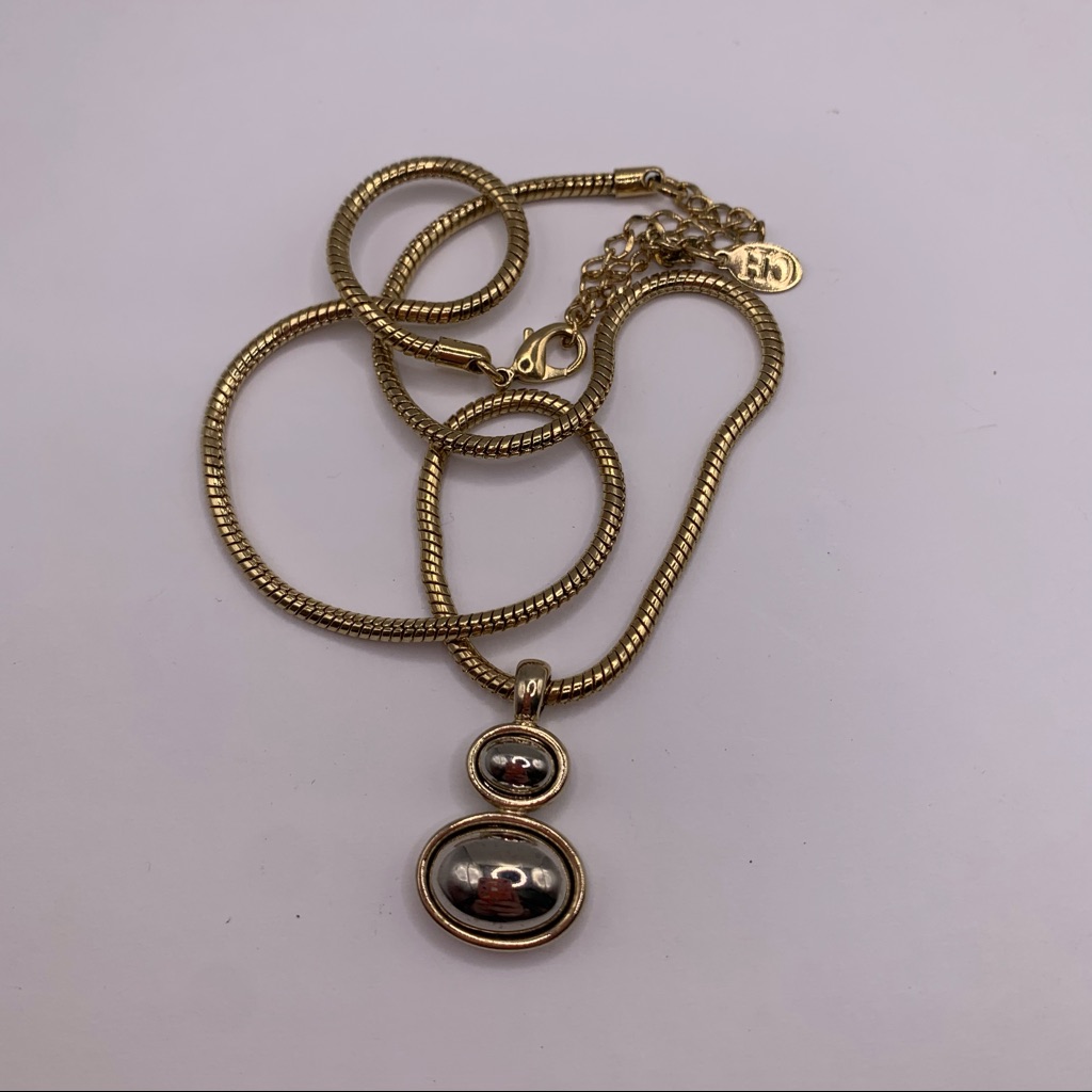 Carolina Herrera Gold And Silver Necklace 15$